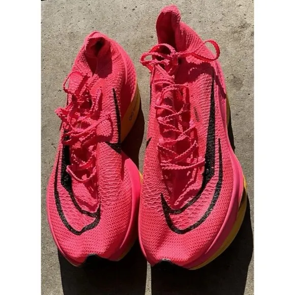 Nike Air Zoom Alphafly Next 2 Hyper Pink/Laser Orange Men’s Sz 7 Active Wear