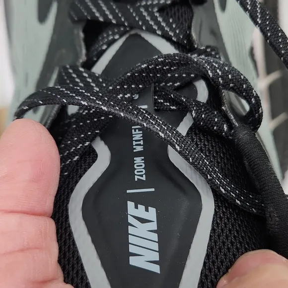 Nike Air Zoom Winflo 7 Running Shoes Gray Black White CJ0291 003
