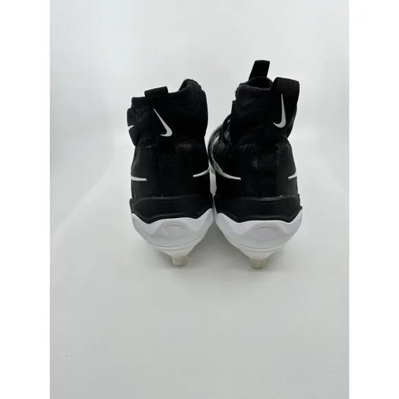 Nike Alpha Huarache NXT Black White Baseball Cleats DJ6517-001 Mens Size 10