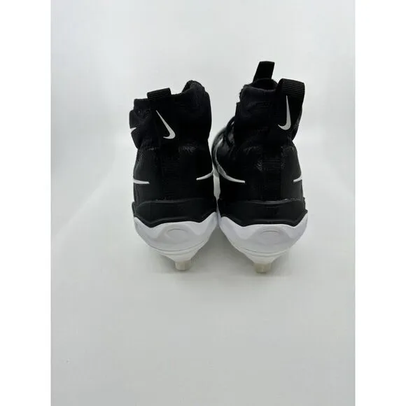 Nike Alpha Huarache NXT Black White Baseball Cleats DJ6517-001 Mens Size 13