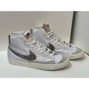 Nike, Blazer Vintage Mid Snakeskin Swoosh Sneakers Shoes, Size 10 Men