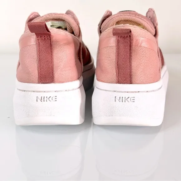 Nike Court Vision Alta TXT Platform Sneakers 8.5 Rust Pink