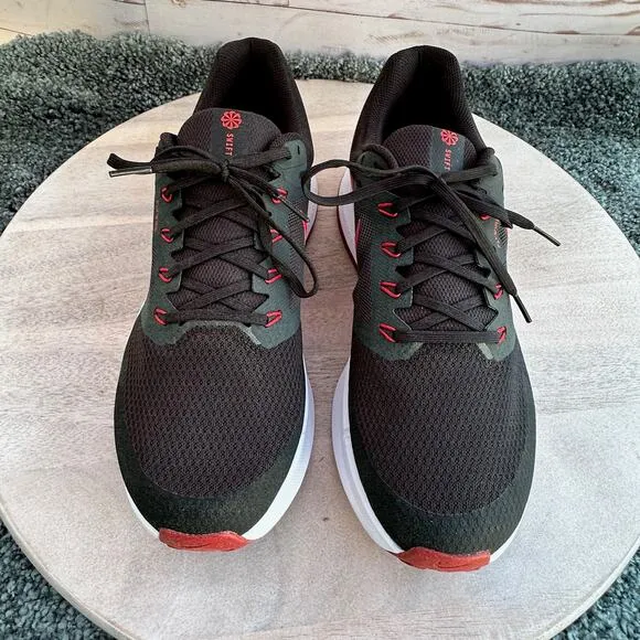 Nike Downshifter 12 Mens Shoes Running Size 13 Black Red Sneakers DR2695-001 New