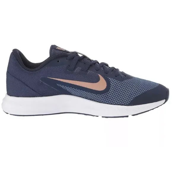 Nike Downshifter 9 (GS) big boys Midnight Navy