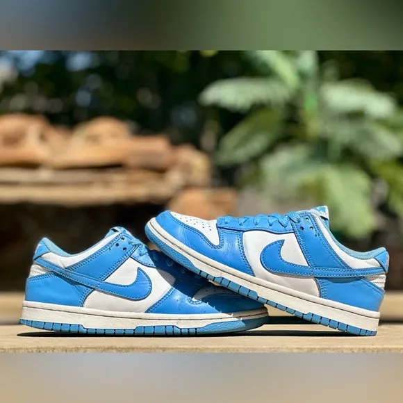 Nike Dunk Low UNC Blue Grade School - Size 5Y (CW1590-103)