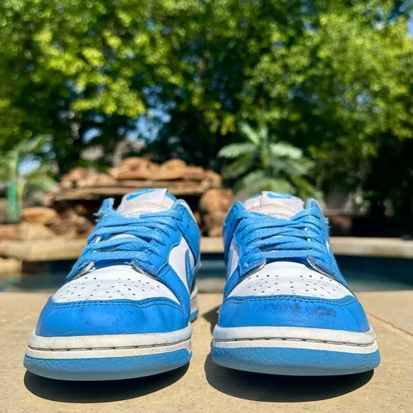 Nike Dunk Low UNC Blue Grade School - Size 5Y (CW1590-103)