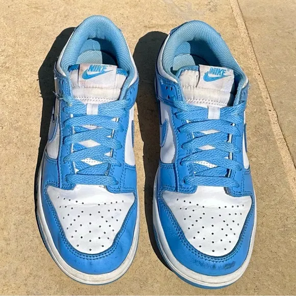 Nike Dunk Low UNC Blue Grade School - Size 5Y (CW1590-103)