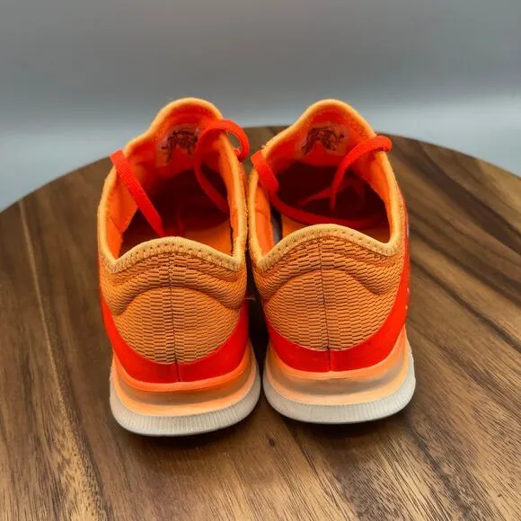 Nike Free 3.0 Shoes Womens 8 Orange Neon Running Comfort Lightweight Walking