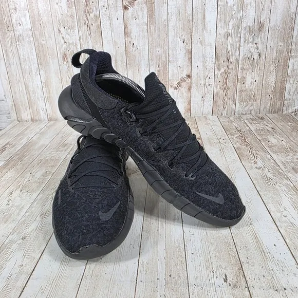 Nike Free RN 5.0 Running Shoes Lightweight Flexible Black Mens Size 11.5