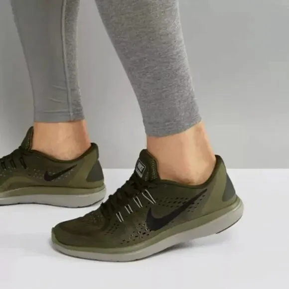 Nike Free RN Run 2018 Mens Running Gym Training Workout Shoes Green