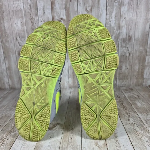 Nike Free Trainer 5.0 Training Gym Athletic Shoes Gray Neon Yellow 12