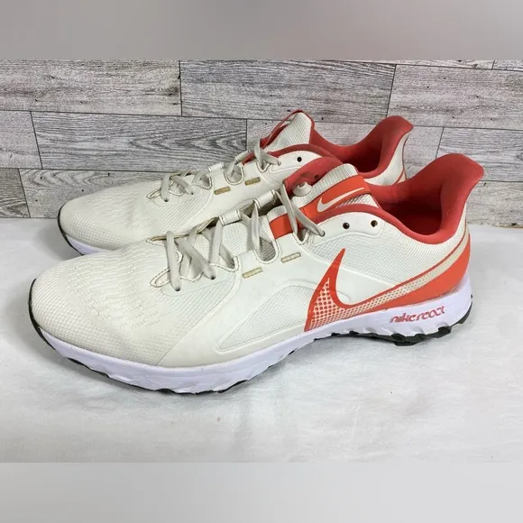 Nike Golf Shoes Size 13 Mens React Infinity Pro 'Sail Magic Ember' CT6620-104