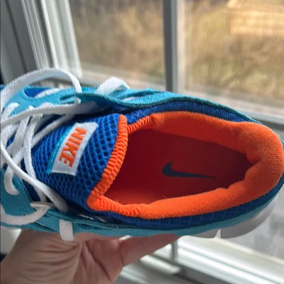 Nike Kids Blue and Orange Running Shoes