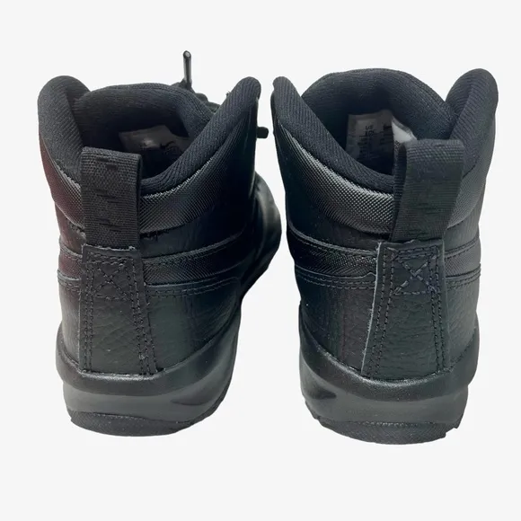 Nike kids toddler Size 7c Manoa Leather Hi Top Shoes sneakers Black New