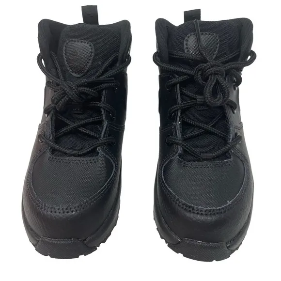 Nike kids toddler Size 7c Manoa Leather Hi Top Shoes sneakers Black New