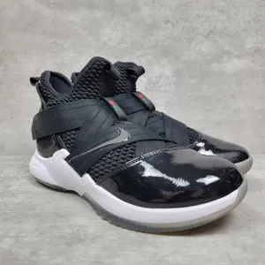 Nike LeBron Soldier 12 SFG Black Mens Size 9 Basketball Shoes Sneakers