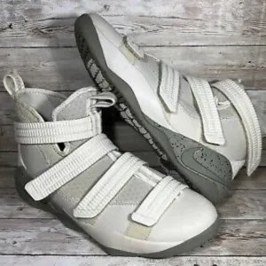 Nike Lebron Soldier XI 11 Bone Ivory Basketball Running Shoes, Size 6.5Y, Used