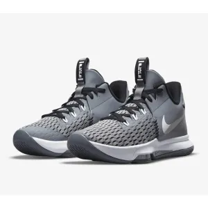 Nike Lebron Witness V 5 Cool Grey White Black Basketball Shoes Men's Size 10.5