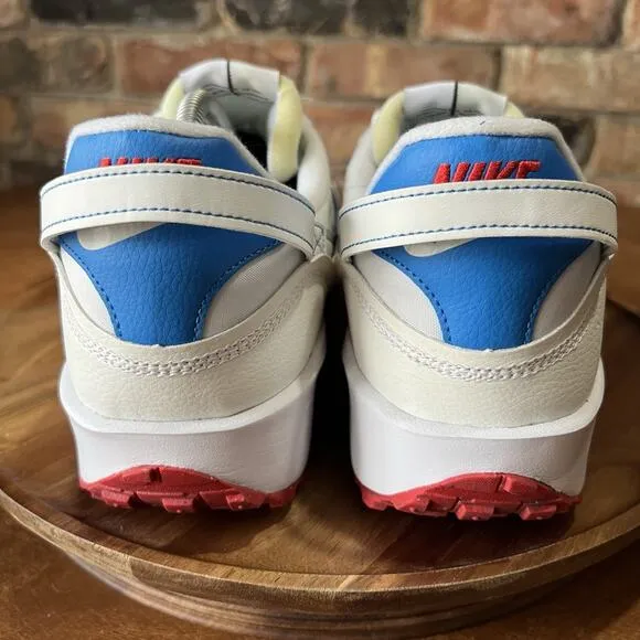 Nike Men's 13 Waffle Debut Se Tricolor Shoes Sneakers White Blue Red