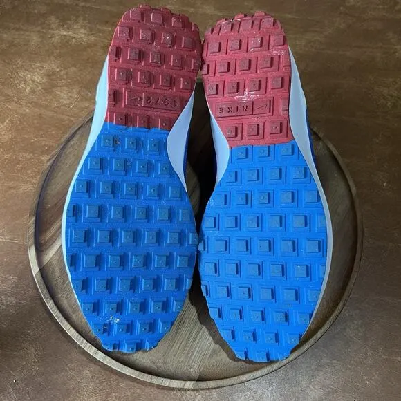 Nike Men's 13 Waffle Debut Se Tricolor Shoes Sneakers White Blue Red