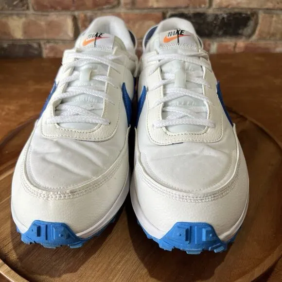 Nike Men's 13 Waffle Debut Se Tricolor Shoes Sneakers White Blue Red