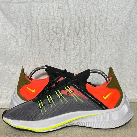 Nike Mens EXP-X14 Grey/Orange Lightweight Running Sneaker Shoes Sz US 9.5