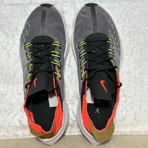 Nike Mens EXP-X14 Grey/Orange Lightweight Running Sneaker Shoes Sz US 9.5