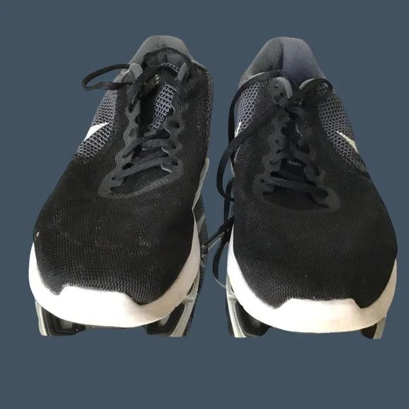 Nike Men's Running Shoes Size 10W Black/White Mesh Lightweight Breathable Athlet