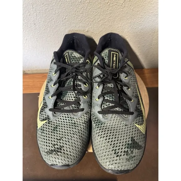 Nike Metcon 6 Men's Size 14  Green Camo Gum Sneakers CK9388-032 $200
