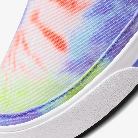 NIKE NWT LEGACY 9 Tie-Dye 🎉 Sapphire Splash SlipOns 🧡 💫 🎾 BNIB Rainbow