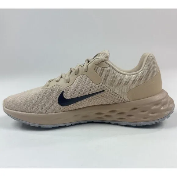 Nike Revolution 6 NN Next Nature Running Athletic Shoes Oatmeal Black DC3728-101