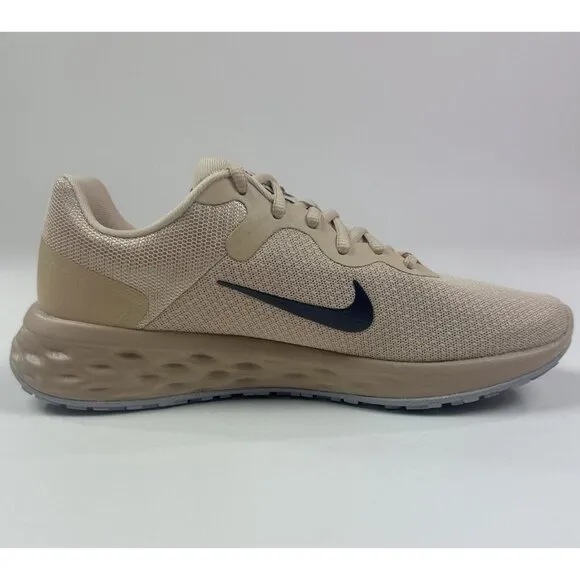 Nike Revolution 6 NN Next Nature Running Athletic Shoes Oatmeal Black DC3728-101