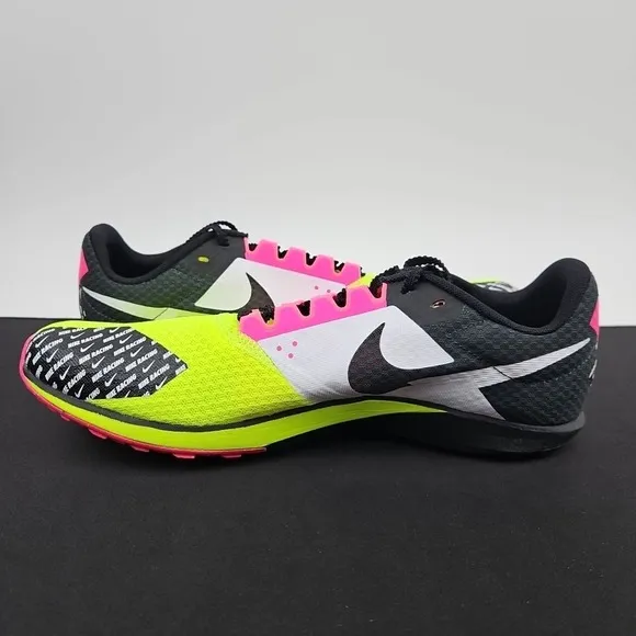 Nike Rival Waffle 6 Cross Country Volt Pink Black DX7998-700 Men's Size 9.5‎