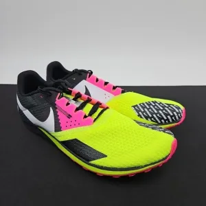 Nike Rival Waffle 6 Cross Country Volt Pink Black DX7998-700 Men's Size 9.5‎