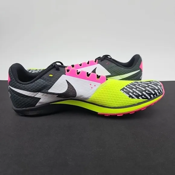 Nike Rival Waffle 6 Cross Country Volt Pink Black DX7998-700 Men's Size 9.5‎