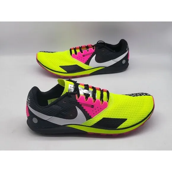 Nike Rival XC 6 Cross Country Spikes Volt Hyper Pink Shoes DX7999 700 Men Sz 9.5