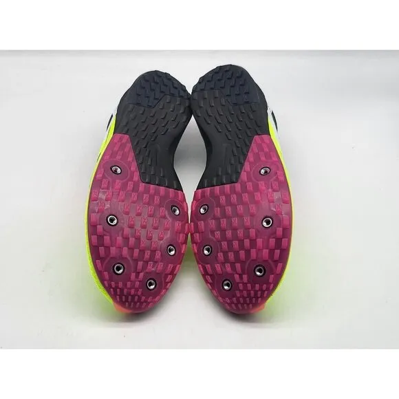 Nike Rival XC 6 Cross Country Spikes Volt Hyper Pink Shoes DX7999 700 Men Sz 9.5