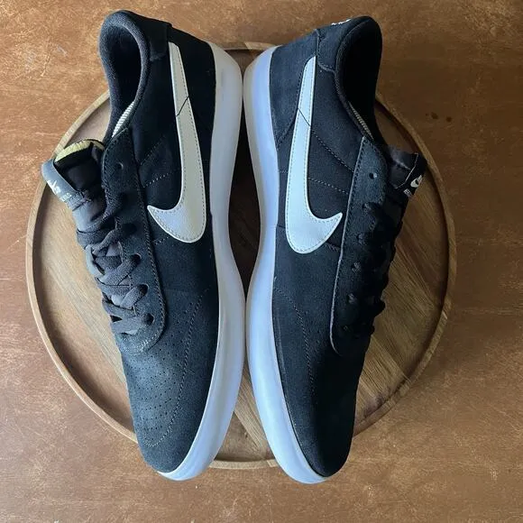 Nike SB Heritage Vulc Black White Skate Sneaker Shoes CD5010-003 Men's Size 12