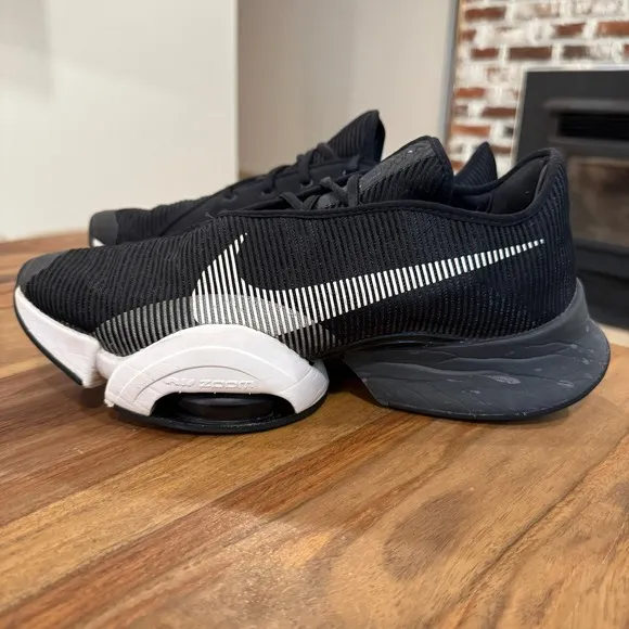 Nike SuperRep Air Zoom Training Shoes Lightweight Black White CU6445-003 Men 11
