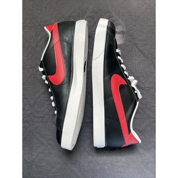 Nike Sweet Classic BRS Black Red Leather Shoes 318333-069 Mens SZ 13 NIB Gift