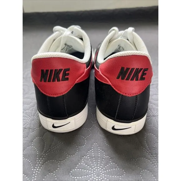 Nike Sweet Classic BRS Black Red Leather Shoes 318333-069 Mens SZ 13 NIB Gift