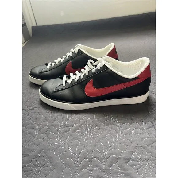 Nike Sweet Classic BRS Black Red Leather Shoes 318333-069 Mens SZ 13 NIB Gift