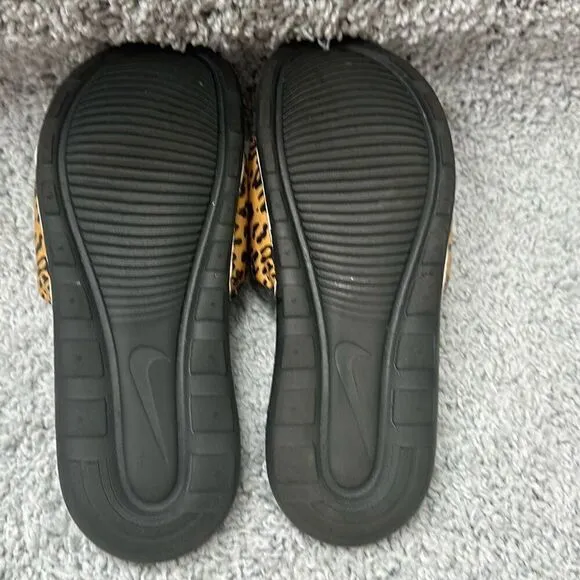 Nike Victori One Cheetah Print Slides, Size 11