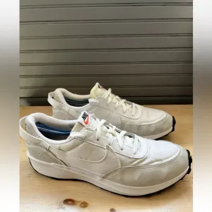 Nike Waffle Debut Shoes White (Style DH9523-100) Suede Low Top Men’s 13
