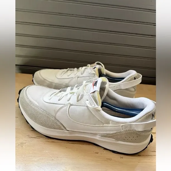 Nike Waffle Debut Shoes White (Style DH9523-100) Suede Low Top Men’s 13