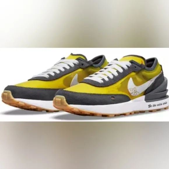 Nike Waffle One &quot;Smile&quot; Grade School Boys' Shoes Size 5Y New MSRP $100