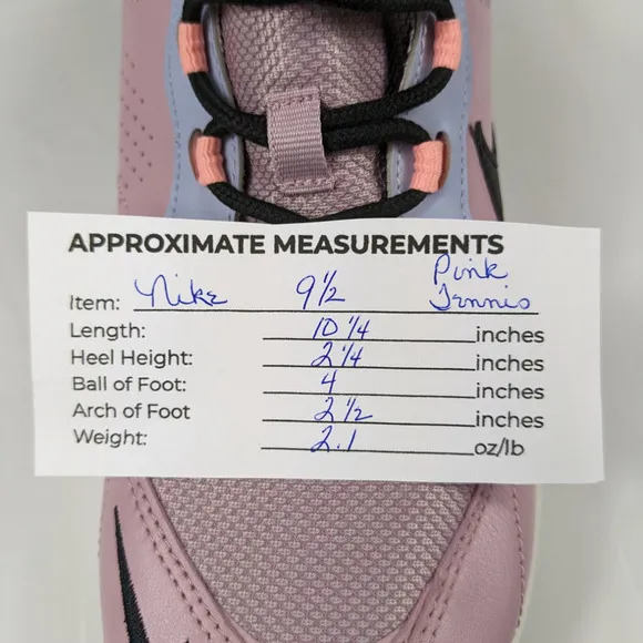 Nike Womens Air Max Verona Sneakers 9.5 Plum Chalk Pink Black Lime Green Shoes