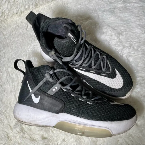 NIKE Zoom Rize TB Mens Basketball Shoes Sneakers BQ5468-001 Black White 10.5