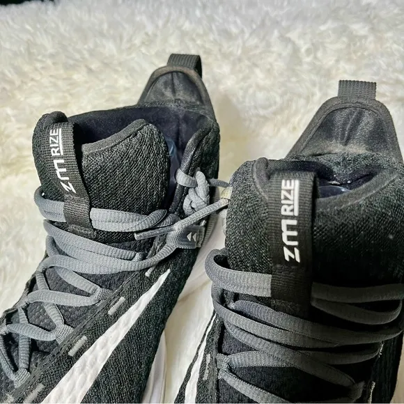 NIKE Zoom Rize TB Mens Basketball Shoes Sneakers BQ5468-001 Black White 10.5