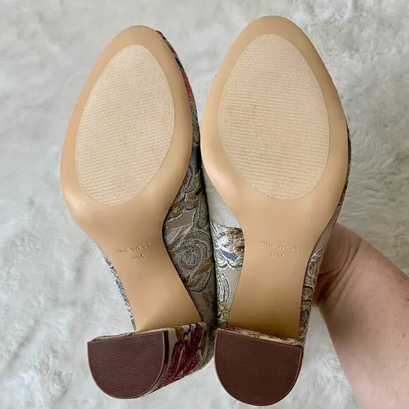 Nine West Floral Pumps